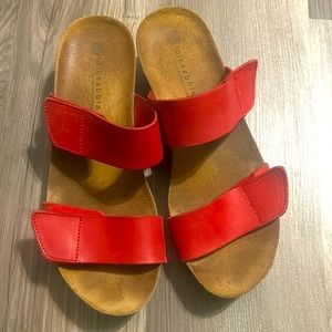 Eric Michael Red Sandals